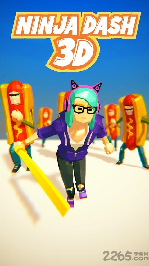 忍者虚线3d最新版(Ninja Dash 3D)截图1