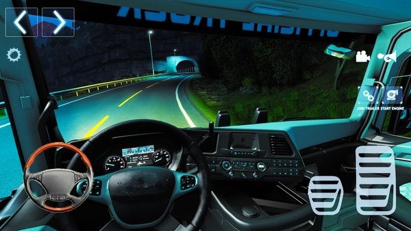 卡车模拟器欧洲2022手机版(truck simulator euro mountain)截图4