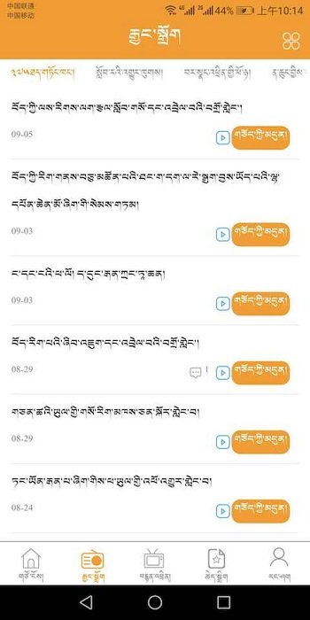 金格桑青海电视台截图3