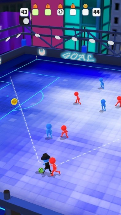 超级目标足球火柴人游戏(crazy goal)截图3