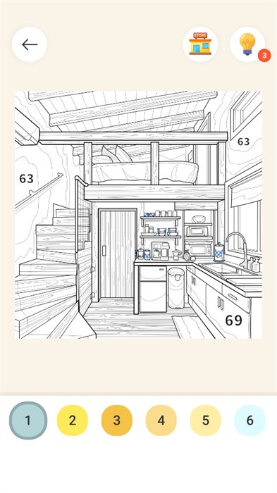 室内色彩游戏(Interiors Color)截图1