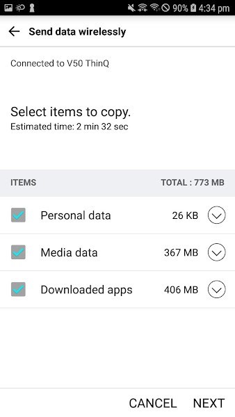 lg数据转移app(LG Mobile Switch)截图2