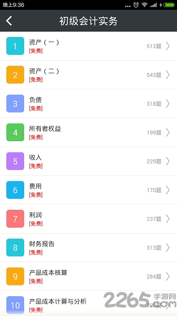 初级会计总题库手机版截图4