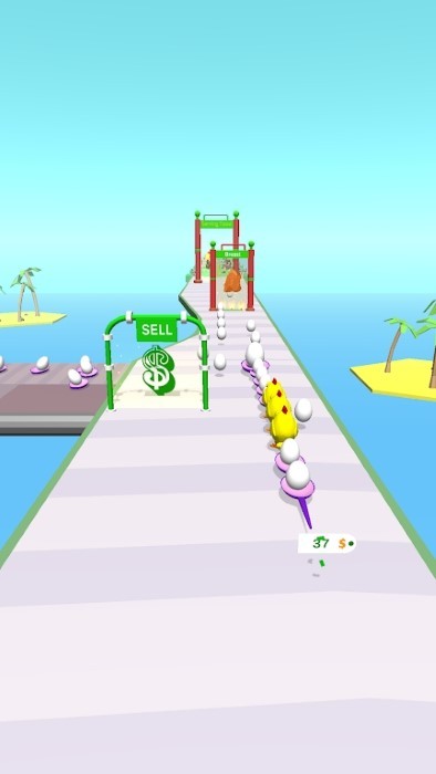 蛋勺冲刺游戏(egg spoon rush)截图4