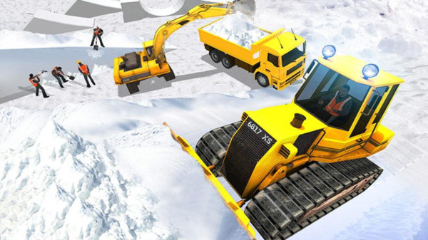 雪山挖掘机模拟器游戏截图4