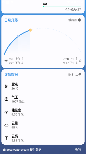 Breezy Weather app截图2