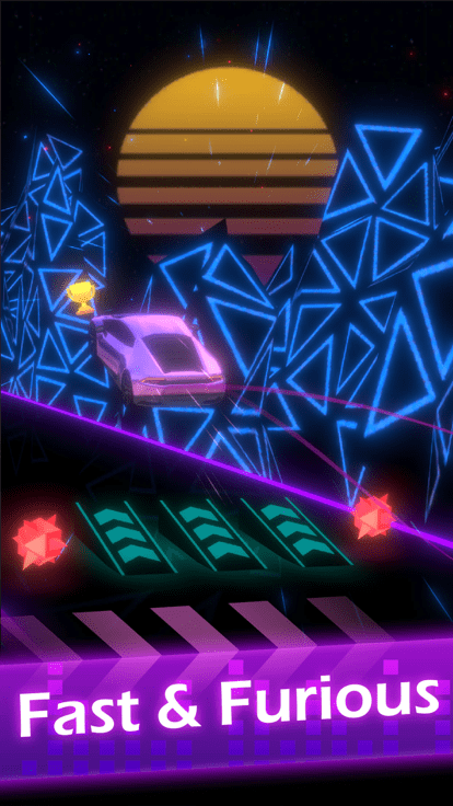 飞驰节奏游戏(beat racing)截图1