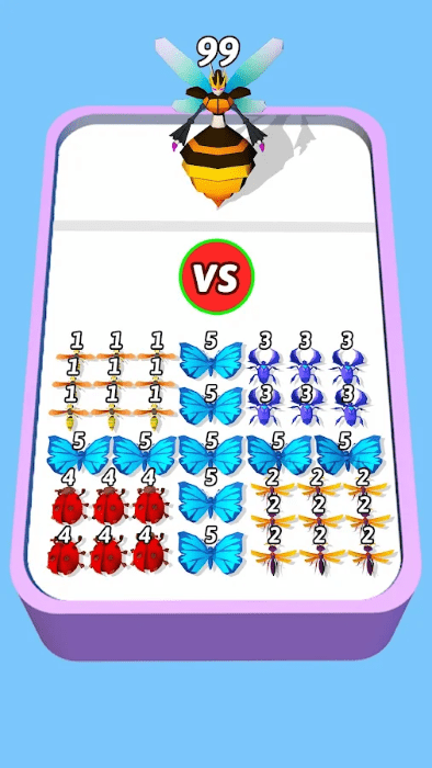 合并大师昆虫融合游戏(merge master insect fusion)截图1