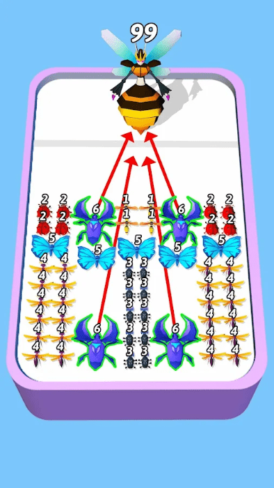 合并大师昆虫融合游戏(merge master insect fusion)截图2