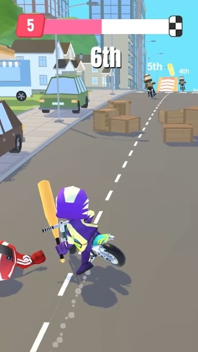 摩托拉什赛车游戏(moto rush racing)截图1