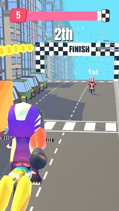 摩托拉什赛车游戏(moto rush racing)截图3