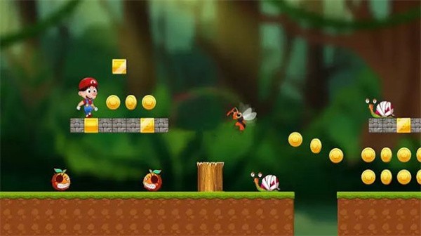 超级兄弟快跑游戏(super bros run)截图1