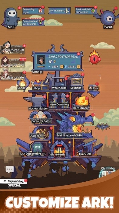 像素方舟国际服游戏(The Pixel Ark)截图1