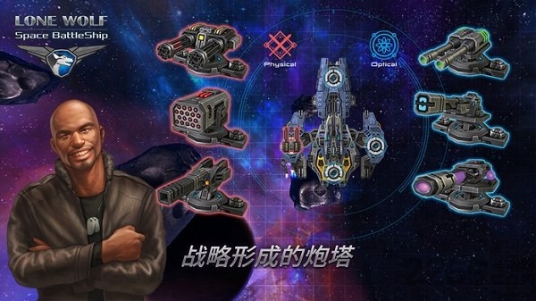 战舰孤狼太空射手游戏截图2