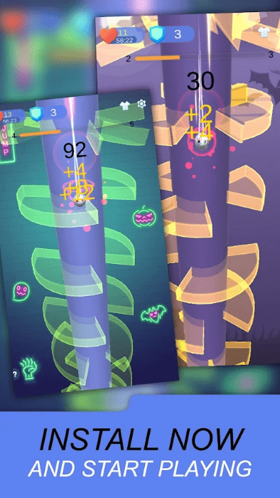 螺旋冲刺游戏(helix rush)截图2