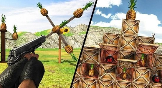 菠萝射击3d游戏截图4