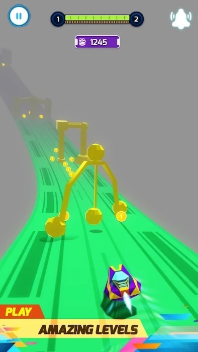 气垫船涡轮赛跑游戏(hovercraft turbo racing)截图1