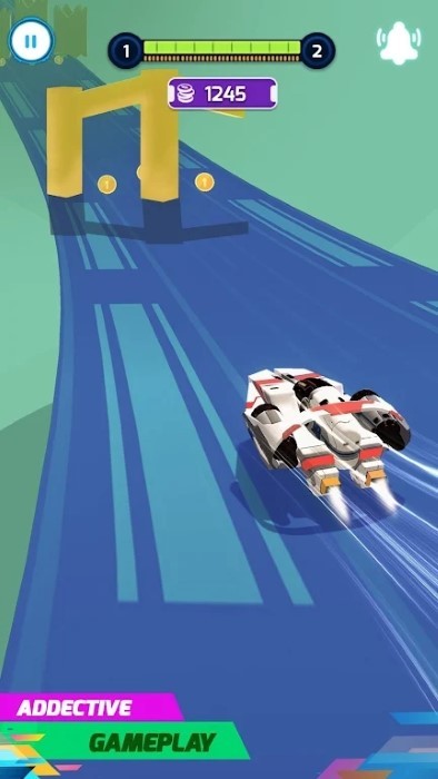 气垫船涡轮赛跑游戏(hovercraft turbo racing)截图2