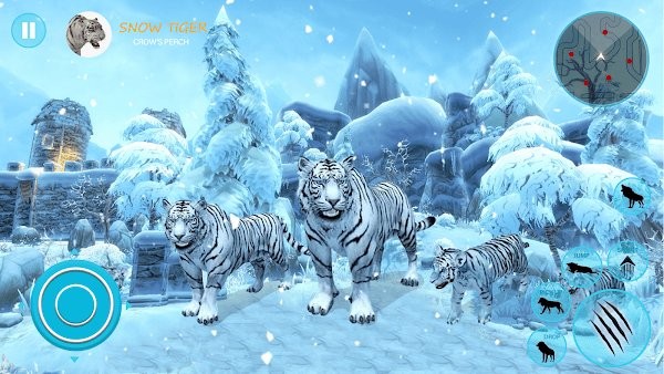 野生白虎家庭模拟游戏(wild tiger simulator family sim)截图1