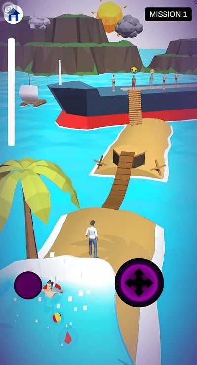 海啸逃生游戏3d版(tsunami escape)截图2