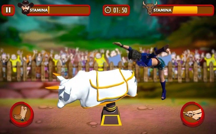西部牛仔骑士游戏(Western Cowboy Bull Rider)截图1