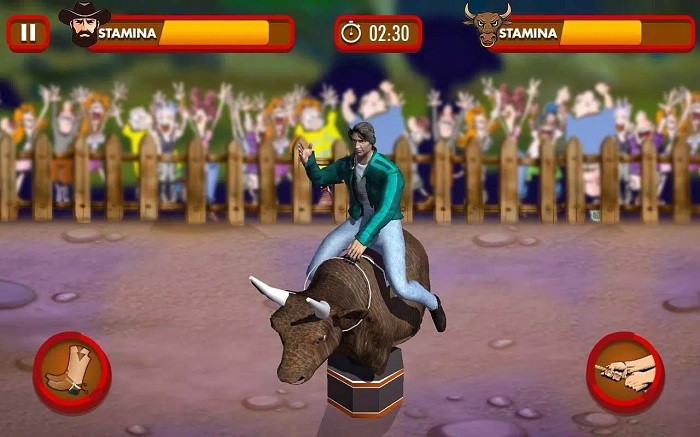 西部牛仔骑士游戏(Western Cowboy Bull Rider)截图2