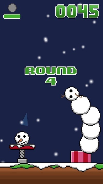 像素小雪人游戏截图1