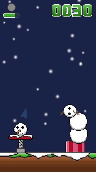 像素小雪人游戏截图2
