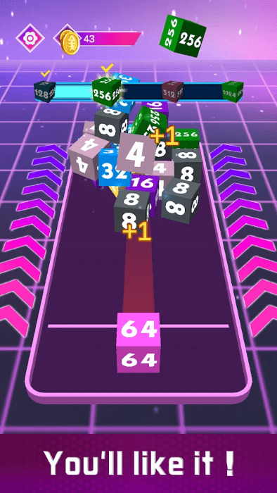 疯狂射击魔方2048游戏截图2