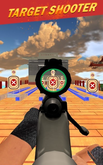 史诗般的目标射击枪游戏(target gun shooter)截图2