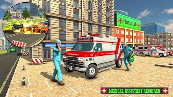 医院救护车司机手机版(hospital ambulance driver game)截图1
