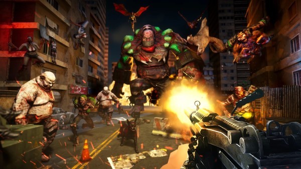 僵尸火力3d无限金币钻石中文版(Zombie Fire 3D)截图1