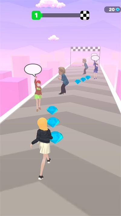 八卦奔跑游戏(gossip run)截图3