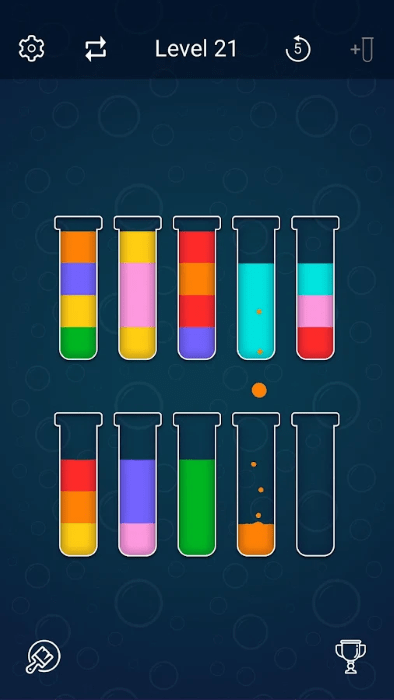史莱姆排序游戏(slime sort)截图4