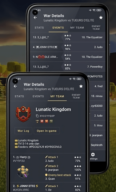部落冲突战争报告app(war report)截图2