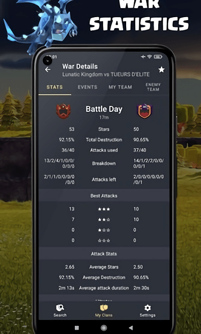 部落冲突战争报告app(war report)截图3