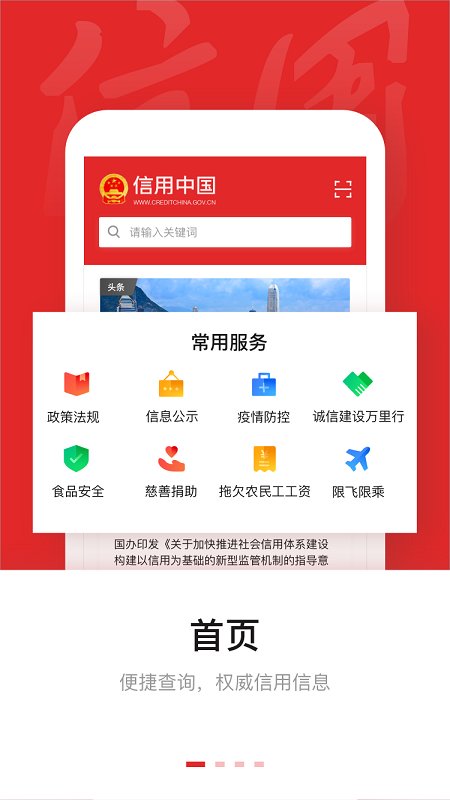 信用中国官方手机版截图1