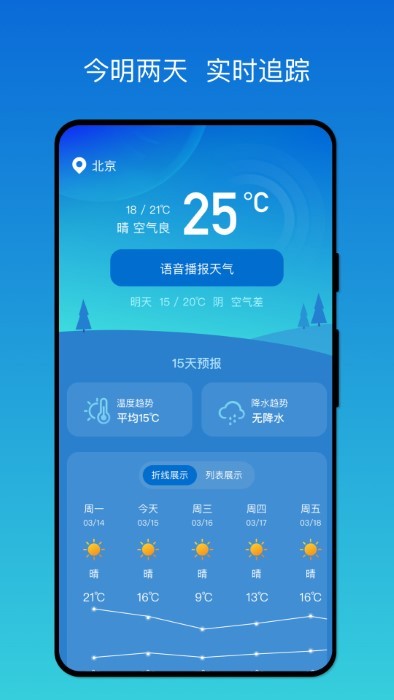 秒测天气app截图1