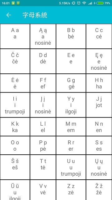 学习立陶宛语app(Lithuanian)截图1