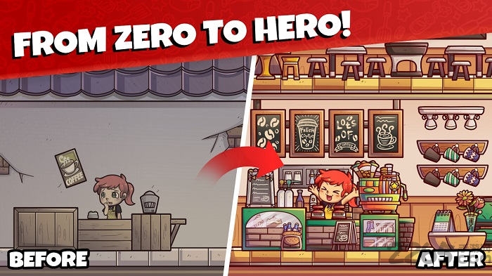 自己的咖啡店游戏中文版(Own Coffee Shop)截图2