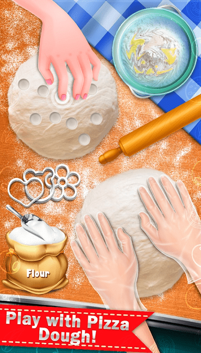 披萨成型制造者游戏(pizza shape maker)截图1