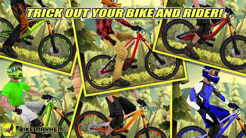 极限山地车速降手机版(bike mayhem)截图3