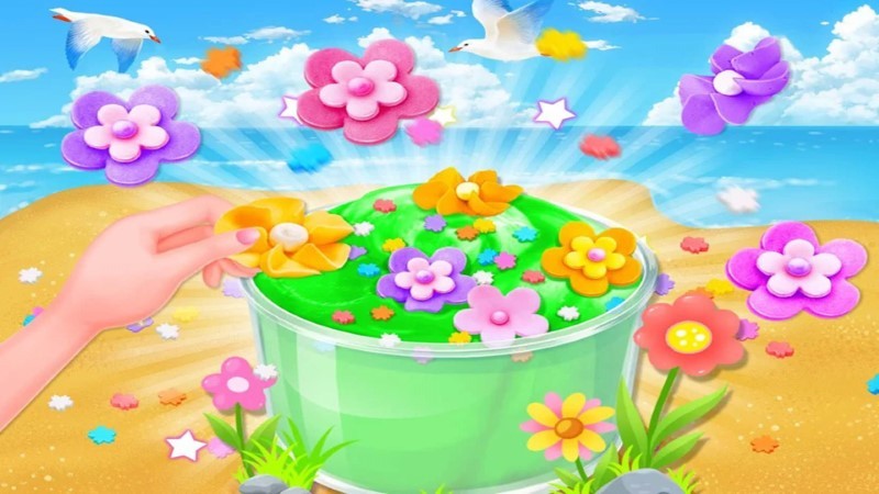 史莱姆粘液涂色画画游戏截图1
