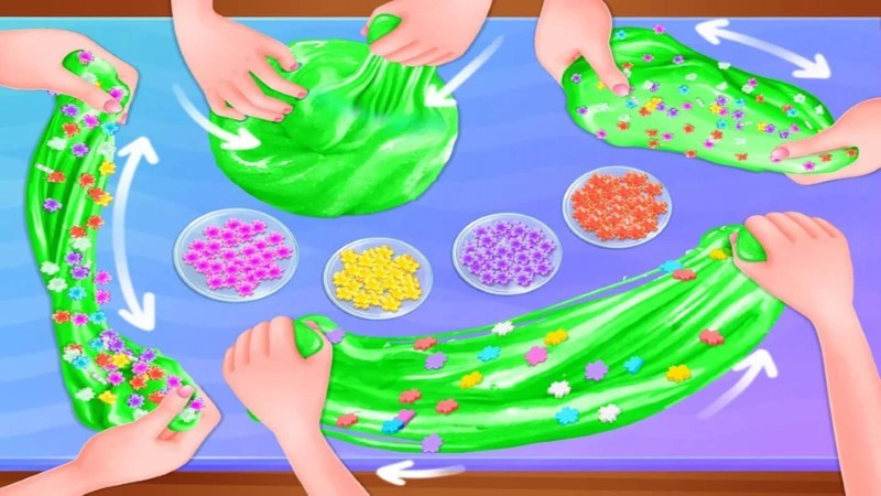 史莱姆粘液涂色画画游戏截图2