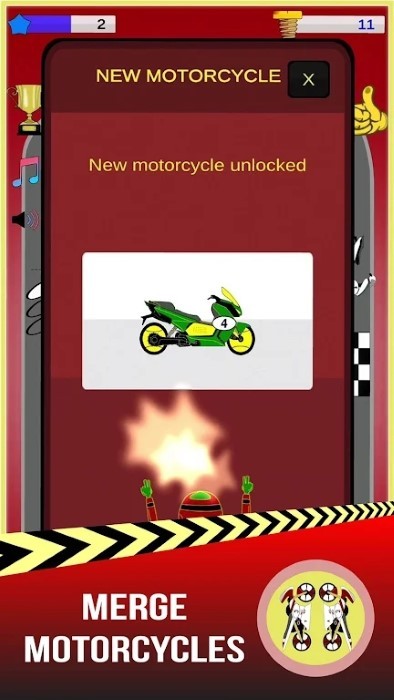 组合和匹配摩托车免费版(merge motorcycles)截图2