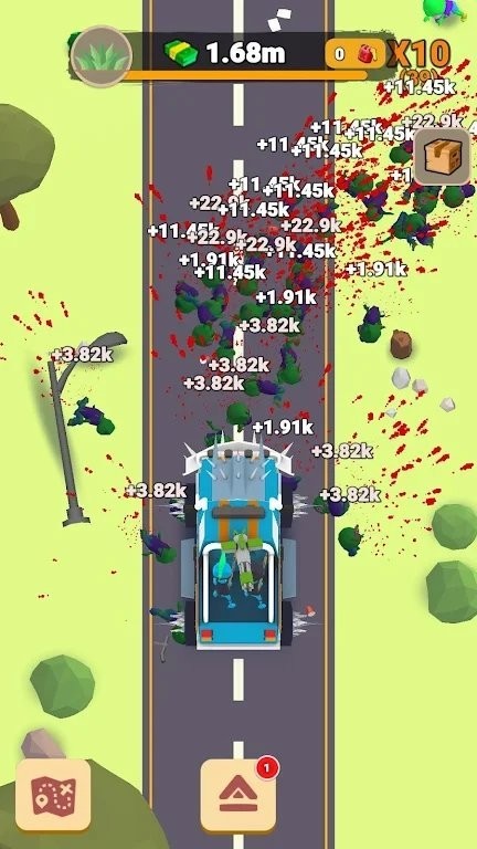 疯狂之路卡车大战僵尸游戏(mad road trucks vs zombies)截图3