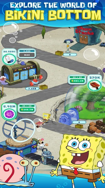 海绵宝宝的空闲冒险官方版(idle spongebob)截图2