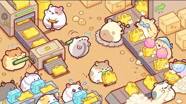 仓鼠袋工厂大亨游戏(hamster bag factory)截图1