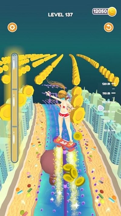 水上滑板比赛游戏截图3