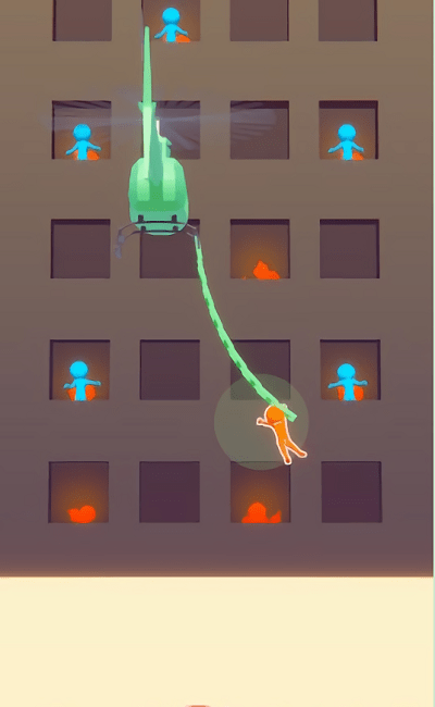 消防吊索救援游戏(firefighter rescue)截图2